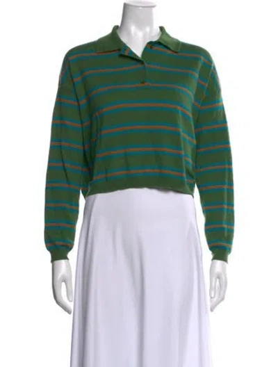 Pre-owned Loewe 2024 Wool Sweater In Green