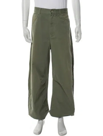 Pre-owned Loewe 2025 Chinos In Green