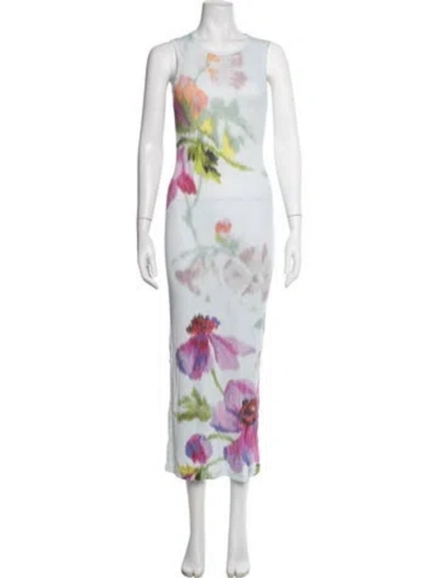 Pre-owned Loewe 2025 Long Dress In White