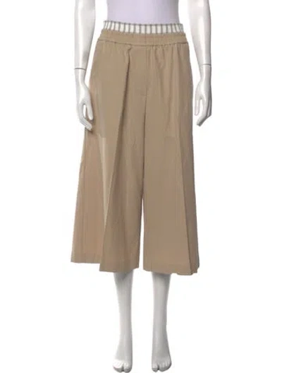 Pre-owned Loewe 2025 Wide Leg Pants In Neutrals
