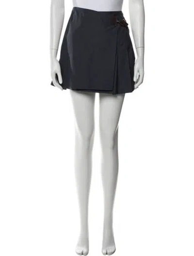 Pre-owned Loewe 2026 Mini Skirt In Blue