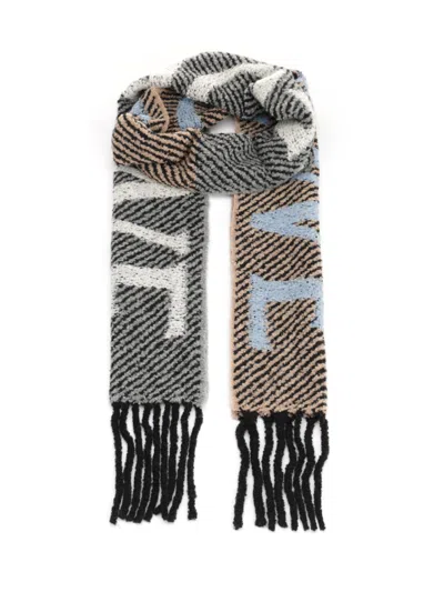 Loewe 23x202  Scarf Scarves And Foulards Grey In Brown