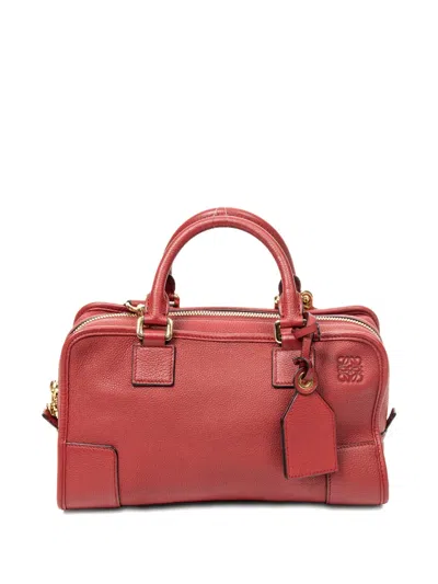 Pre-owned Loewe 28 Amazona Tote Bag In Red