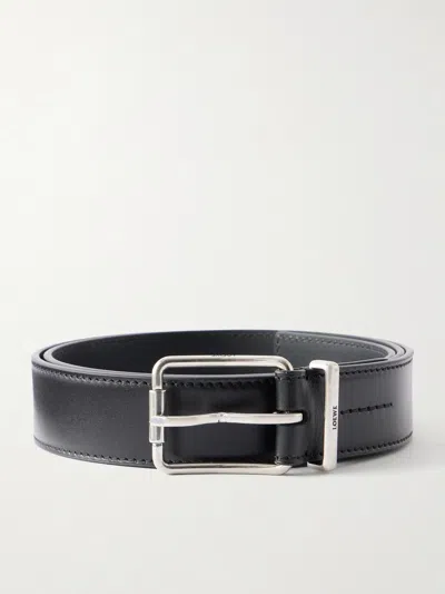 Loewe 3.2cm Leather Belt In Black