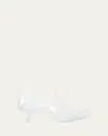 Loewe Emily Aqua Bootie 45 In Rubber With Multicolor Socks Pumps White In White