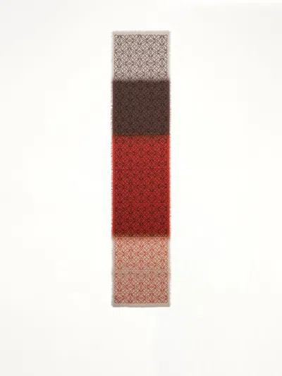 Loewe 45x200 Anagram Scarf In Multicolour