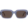 Loewe Acetate Rectangular Slim Sunglasses