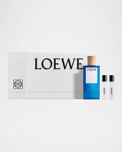 Loewe 7 Eau De Toilette 3-piece Gift Set In Blue