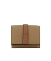 Loewe Three-fold Wallet In Brown
