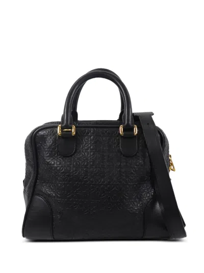Pre-owned Loewe 75 Amazona Tote Bag In Black