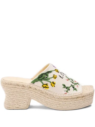 LOEWE 80MM PETAL ESPADRILLES
