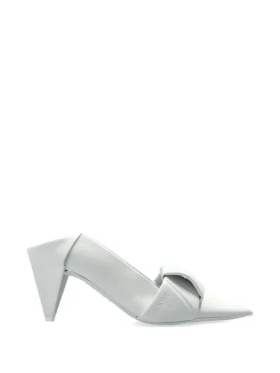 LOEWE 85MM ORIGAMI HEELED MULES