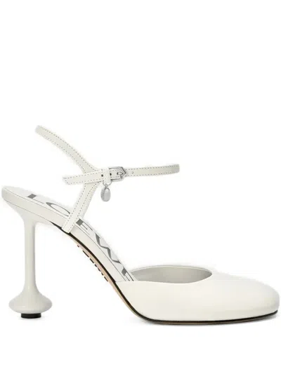 LOEWE 90MM ANKLE-STRAP BULB-HEEL PUMPS