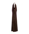 Loewe A Dress With A Knot And A Neck. In Black