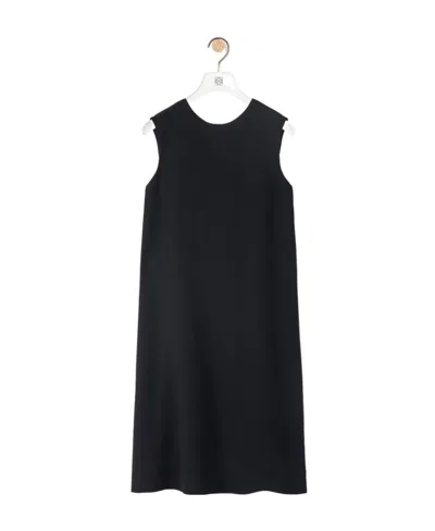 Loewe A-shaped Dress In Black