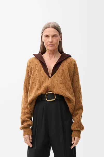 Loewe Abgerundeter, Weicher Gürtel Aus Leder Grösse:90 Für Frau In Neutral