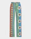 Loewe Abstract Printed Straight-leg Jeans