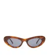 Loewe Acetate Cocktail Cat-eye Sunglasses In Brown