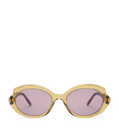 Loewe Acetate Mini Oval Slim Sunglasses