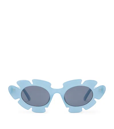 Loewe Acetate Oval Flower Sunglasses