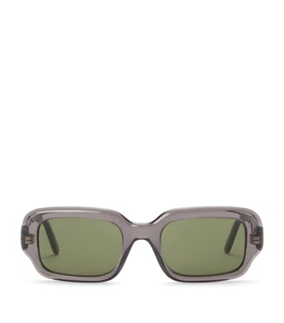 LOEWE ACETATE RECTANGULAR SLIM SUNGLASSES