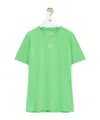 Loewe Active T-shirt In Technical Jersey In Green