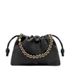 Loewe Flamenco Shoulder Bag In Smooth Leather In Black