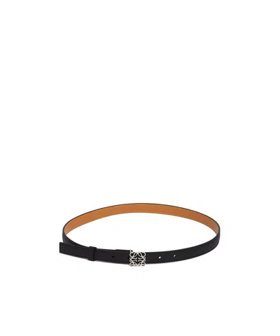 Loewe Adjustable Waist Belt In Blackpalla