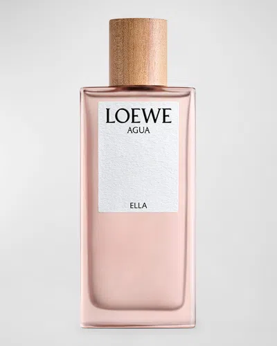 Loewe Agua Ella Eau De Toilette, 3.4 Oz. In White