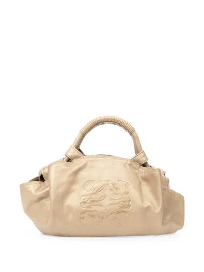 Pre-owned Loewe Aire Brisa Handbag In Gold
