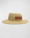 Loewe Ajoure Fisherman Structured Hat In Natural