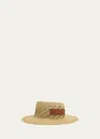 Loewe Ajoure Fisherman Structured Hat In Natural