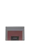 Loewe Plain Cardholder In Nappa Calfskin In Gray
