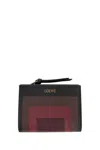 Loewe X Albers Compact Bifold Wallet In Nappa Leather In Black