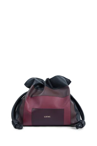 Loewe Albers Collaboration Medium Flamenco Clutch In Multi