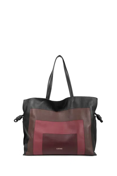 Loewe Albers Collaboration Xl Flamenco Clutch In Multi
