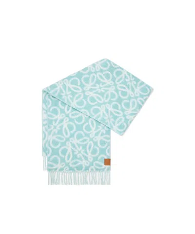 Loewe Alpaca And Wool-blend Anagram Scarf In Neutral