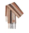 Loewe Alpaca-wool-blend Jacquard Stripe Scarf In Multi