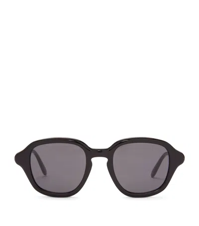 Loewe Alpha Slim Sunglasses In Black