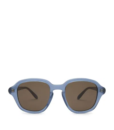 Loewe Alpha Slim Sunglasses In Blue