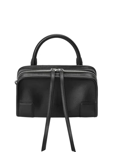 Loewe Large Amazona 180 Bag In Soft Calfskin In Black