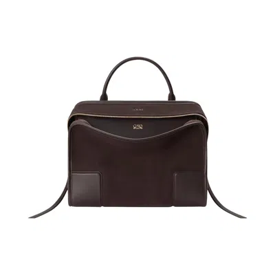 Pre-owned Loewe Amazona 180 Large Bag 'dark Chestnut' | Brown | Women's Size Onesize