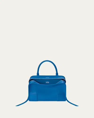 Loewe Small Amazona 180 Bag In Soft Leather Skin For Woman In Blue