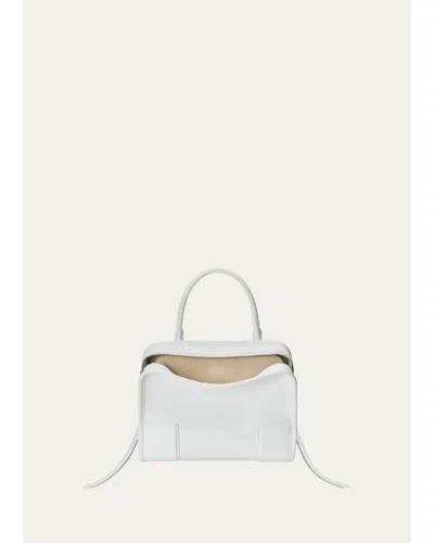 Loewe Amazona 180 Small Leather Top-handle Bag In Metallic