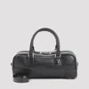 Loewe Elongated Rectangular Shoulder Bag With Silver Hardware In Black
