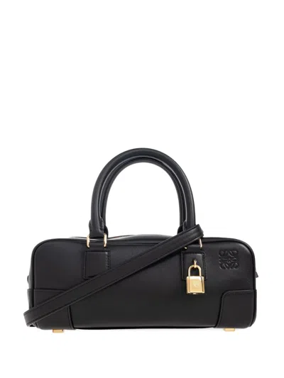 Loewe Amazona 23 Cropped Tote Bag In Black
