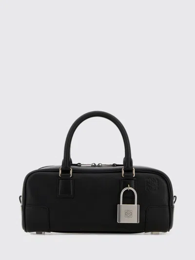 Loewe Amazona 23 Leather Bag In Black