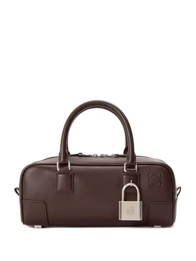 Loewe Amazona 23 Leather Tote Bag In Brown