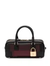Loewe Amazona 23 Padlock-detail Shoulder Bag In Black