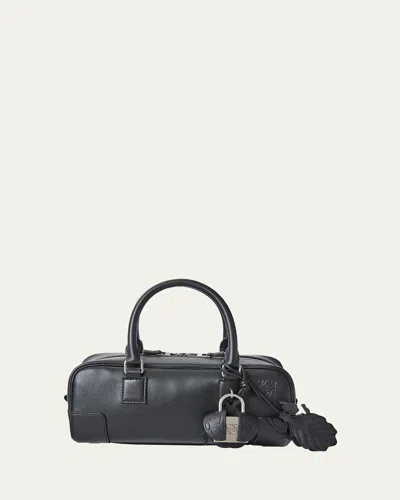 Loewe Amazona 23 Top-handle Bag In Leather In Black
